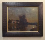 Framed painting by Charles Rollo Peters