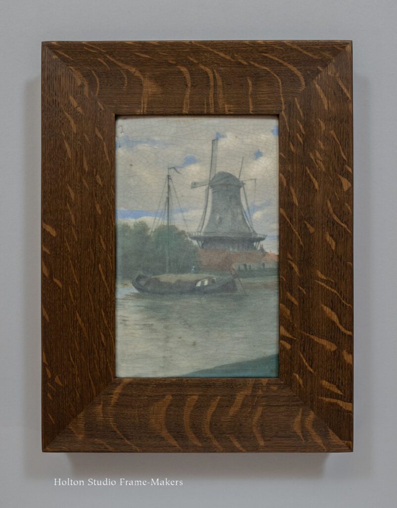 Framed Rookwood tile