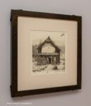 Framed etching by Norakane